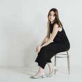 日本製 ポインテッドトゥ ラッフルフリル パンプス | SHOE FANTASY | 詳細画像14