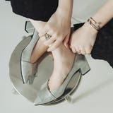 日本製 ポインテッドトゥ ラッフルフリル パンプス | SHOE FANTASY | 詳細画像17