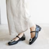 日本製 ビジューバックル メリージェーンパンプス 晴雨兼用 レイン | SHOE FANTASY | 詳細画像22 
