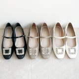 日本製 ビジューバックル メリージェーンパンプス 晴雨兼用 レイン | SHOE FANTASY | 詳細画像12 