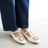 日本製 ビジューバックル メリージェーンパンプス 晴雨兼用 レイン | SHOE FANTASY | 詳細画像35 