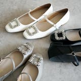 日本製 ビジューバックル メリージェーンパンプス 晴雨兼用 レイン | SHOE FANTASY | 詳細画像13 