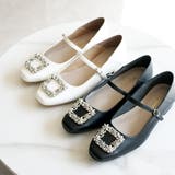 日本製 ビジューバックル メリージェーンパンプス 晴雨兼用 レイン | SHOE FANTASY | 詳細画像15 