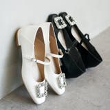 日本製 ビジューバックル メリージェーンパンプス 晴雨兼用 レイン | SHOE FANTASY | 詳細画像16 