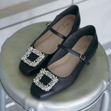 日本製 ビジューバックル メリージェーンパンプス 晴雨兼用 レイン | SHOE FANTASY | 詳細画像18 