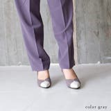 22AW 秋冬新作 日本製 バイカラーポインテッドトゥパンプス 7cmヒール | SHOE FANTASY | 詳細画像21 