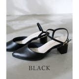 日本製 デザインヒール セパレートパンプス | SHOE FANTASY | 詳細画像4