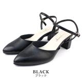 black | 日本製 デザインヒール セパレートパンプス | SHOE FANTASY