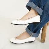 日本製 ストレッチリボンバレエシューズ 2cmヒール | SHOE FANTASY | 詳細画像30 