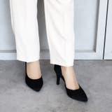 日本製 サイドオープン グリッター サテン パンプス | SHOE FANTASY | 詳細画像8 