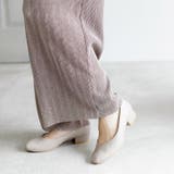 日本製 スクエアトゥ Ｖカットパンプス | SHOE FANTASY | 詳細画像23 