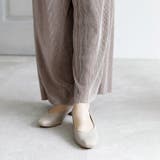 日本製 スクエアトゥ Ｖカットパンプス | SHOE FANTASY | 詳細画像24 