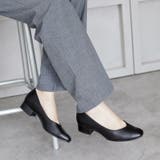 日本製 スクエアトゥ Ｖカットパンプス | SHOE FANTASY | 詳細画像8 
