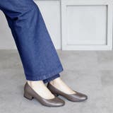 日本製 スクエアトゥ Ｖカットパンプス | SHOE FANTASY | 詳細画像36 