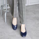 日本製 スクエアトゥ Ｖカットパンプス | SHOE FANTASY | 詳細画像50 
