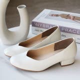 日本製 スクエアトゥ Ｖカットパンプス | SHOE FANTASY | 詳細画像13 