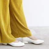 日本製 スクエアトゥ Ｖカットパンプス | SHOE FANTASY | 詳細画像16 