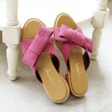 日本製 リボン付き ぺたんこミュールサンダル | SHOE FANTASY | 詳細画像24 