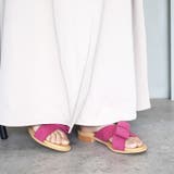 日本製 リボン付き ぺたんこミュールサンダル | SHOE FANTASY | 詳細画像28 