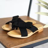 日本製 リボン付き ぺたんこミュールサンダル | SHOE FANTASY | 詳細画像29 