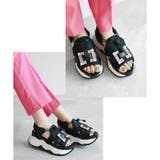 ビジューバックル ボリュームソール スポーツサンダル | SHOE FANTASY | 詳細画像23