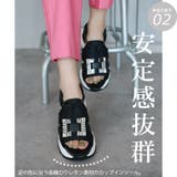 ビジューバックル ボリュームソール スポーツサンダル | SHOE FANTASY | 詳細画像6