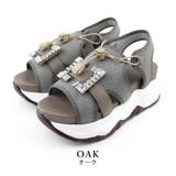oak | ビジューバックル ボリュームソール スポーツサンダル | SHOE FANTASY