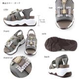 ビジューバックル ボリュームソール スポーツサンダル | SHOE FANTASY | 詳細画像40