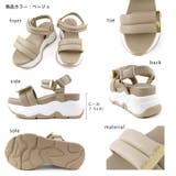 クッションベルト ボリュームソール スポーツサンダル | SHOE FANTASY | 詳細画像45