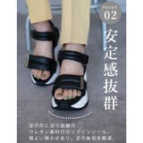 クッションベルト ボリュームソール スポーツサンダル | SHOE FANTASY | 詳細画像36