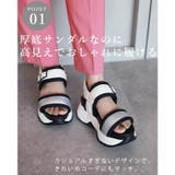 グリッターベルト ボリュームソール スポーツサンダル | SHOE FANTASY | 詳細画像32 