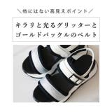 グリッターベルト ボリュームソール スポーツサンダル | SHOE FANTASY | 詳細画像33 