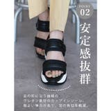 グリッターベルト ボリュームソール スポーツサンダル | SHOE FANTASY | 詳細画像34 