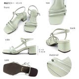 春夏新作 アンクルストラップサンダル スクエアトゥ | SHOE FANTASY | 詳細画像3