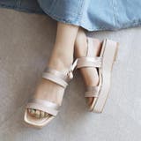日本製 バイカラープラットフォームサンダル | SHOE FANTASY | 詳細画像16