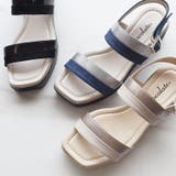 日本製 バイカラープラットフォームサンダル | SHOE FANTASY | 詳細画像3