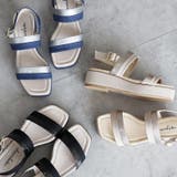 日本製 バイカラープラットフォームサンダル | SHOE FANTASY | 詳細画像4