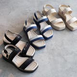 日本製 バイカラープラットフォームサンダル | SHOE FANTASY | 詳細画像5