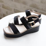 日本製 バイカラープラットフォームサンダル | SHOE FANTASY | 詳細画像9