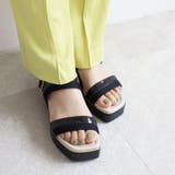 日本製 バイカラープラットフォームサンダル | SHOE FANTASY | 詳細画像10