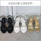 日本製 ラウンドトゥ クロスベルト ストラップサンダル | SHOE FANTASY | 詳細画像12