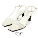ivory | 日本製 ダブルTストラップ サンダル | SHOE FANTASY
