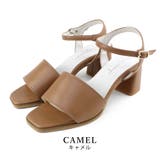 camel | 日本製 シンプル ストラップサンダル | SHOE FANTASY