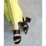 日本製 異素材 ダブルベルト サンダル | SHOE FANTASY | 詳細画像14 