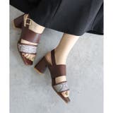 日本製 異素材 ダブルベルト サンダル | SHOE FANTASY | 詳細画像20 