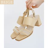 日本製 異素材 ダブルベルト サンダル | SHOE FANTASY | 詳細画像24 