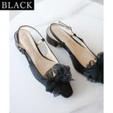 日本製 チュールリボン バックストラップ パンプス | SHOE FANTASY | 詳細画像15 