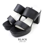 black | 日本製 ダブルベルト ミュール サンダル | SHOE FANTASY