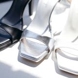 日本製 スクエアトゥ ストラップ ミュール サンダル ハイヒール | SHOE FANTASY | 詳細画像37 