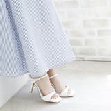 日本製 スクエアトゥ ストラップ ミュール サンダル ハイヒール | SHOE FANTASY | 詳細画像19 